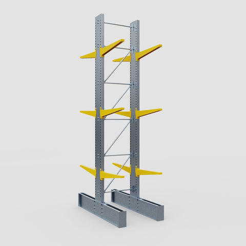 Cantilever Rack - Double Sided - Ultra Heavy Duty - Powder Coated - Full Bay - Height 5791mm