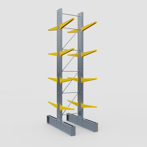 Cantilever Rack - Double Sided - Ultra Heavy Duty - Powder Coated - Full Bay - Height 5791mm