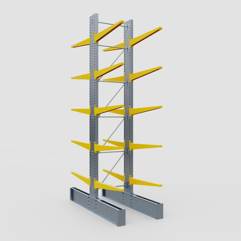 Cantilever Rack - Double Sided - Ultra Heavy Duty - Powder Coated - Full Bay - Height 5791mm