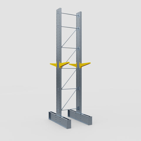 Cantilever Rack - Double Sided - Ultra Heavy Duty - Powder Coated - Full Bay - Height 5791mm