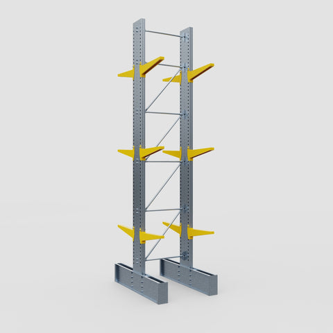 Cantilever Rack - Double Sided - Ultra Heavy Duty - Powder Coated - Full Bay - Height 5791mm
