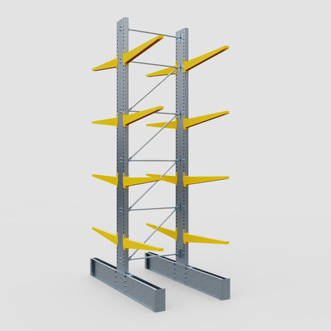 Cantilever Rack - Double Sided - Ultra Heavy Duty - Powder Coated - Full Bay - Height 5791mm