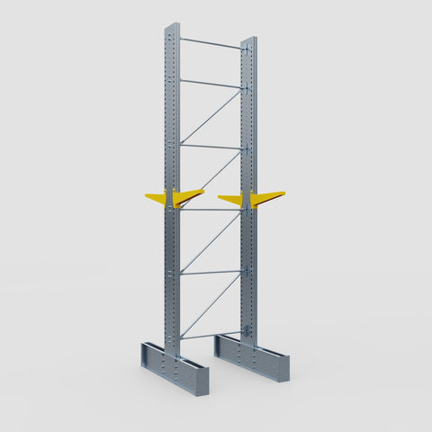 Cantilever Rack - Double Sided - Ultra Heavy Duty - Powder Coated - Full Bay - Height 5791mm