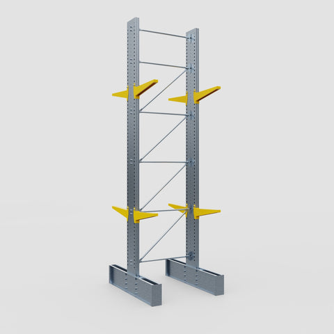 Cantilever Rack - Double Sided - Ultra Heavy Duty - Powder Coated - Full Bay - Height 5791mm