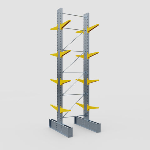 Cantilever Rack - Double Sided - Ultra Heavy Duty - Powder Coated - Full Bay - Height 5791mm