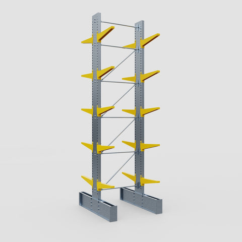 Cantilever Rack - Double Sided - Ultra Heavy Duty - Powder Coated - Full Bay - Height 5791mm
