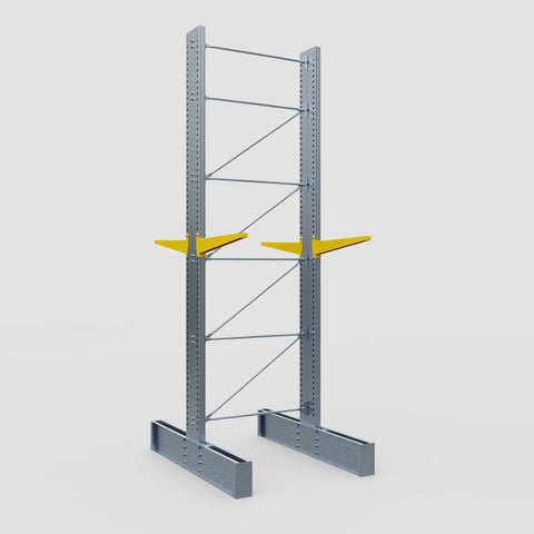 Cantilever Rack - Double Sided - Ultra Heavy Duty - Powder Coated - Full Bay - Height 5791mm
