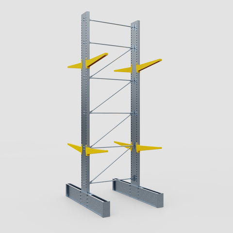 Cantilever Rack - Double Sided - Ultra Heavy Duty - Powder Coated - Full Bay - Height 5791mm