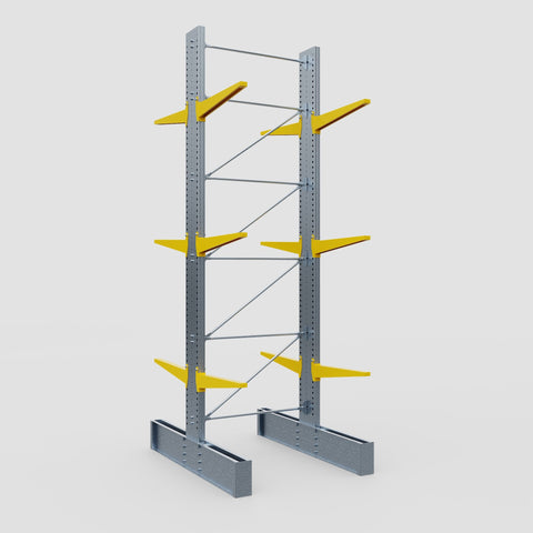 Cantilever Rack - Double Sided - Ultra Heavy Duty - Powder Coated - Full Bay - Height 5791mm
