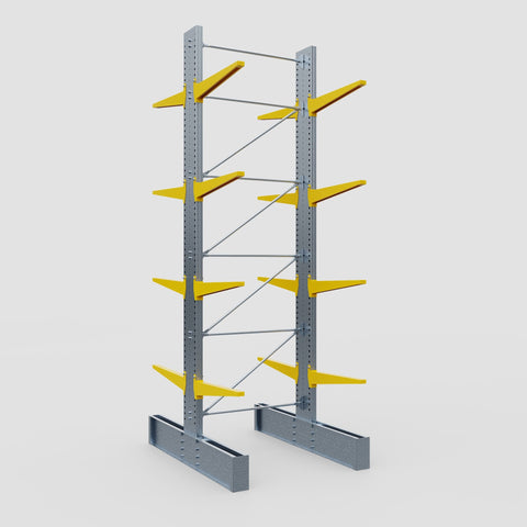 Cantilever Rack - Double Sided - Ultra Heavy Duty - Powder Coated - Full Bay - Height 5791mm