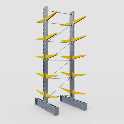 Cantilever Rack - Double Sided - Ultra Heavy Duty - Powder Coated - Full Bay - Height 5791mm