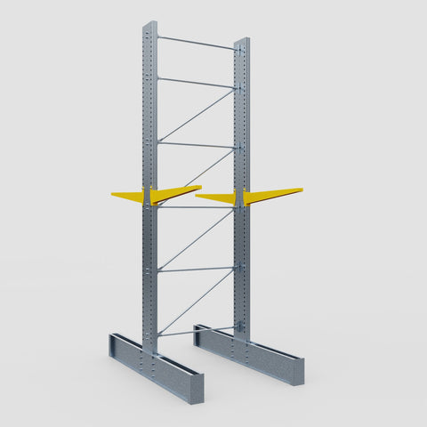 Cantilever Rack - Double Sided - Ultra Heavy Duty - Powder Coated - Full Bay - Height 5791mm