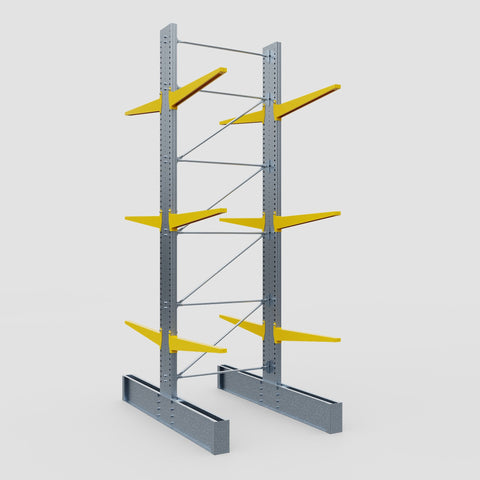 Cantilever Rack - Double Sided - Ultra Heavy Duty - Powder Coated - Full Bay - Height 5791mm