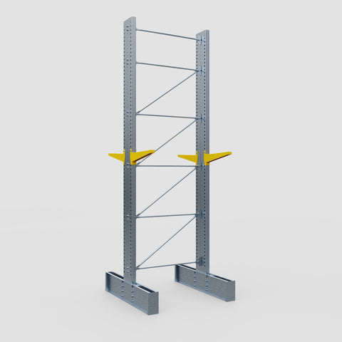 Cantilever Rack - Double Sided - Ultra Heavy Duty - Powder Coated - Full Bay - Height 5791mm