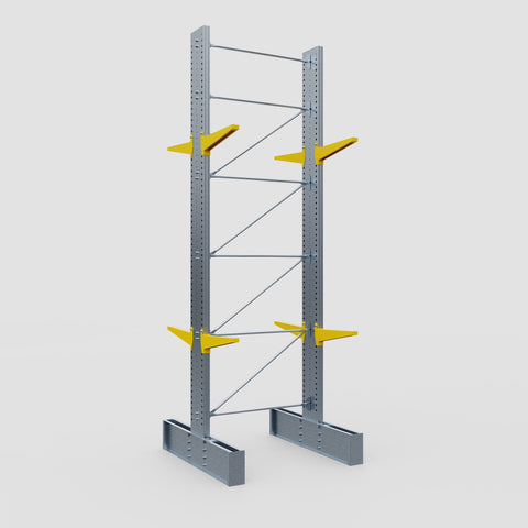Cantilever Rack - Double Sided - Ultra Heavy Duty - Powder Coated - Full Bay - Height 5791mm