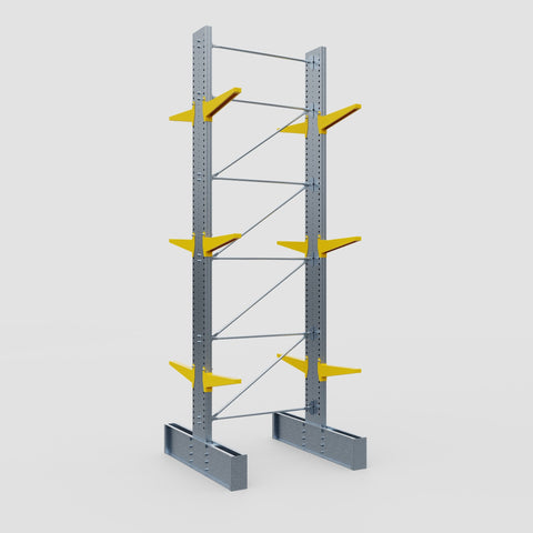 Cantilever Rack - Double Sided - Ultra Heavy Duty - Powder Coated - Full Bay - Height 5791mm