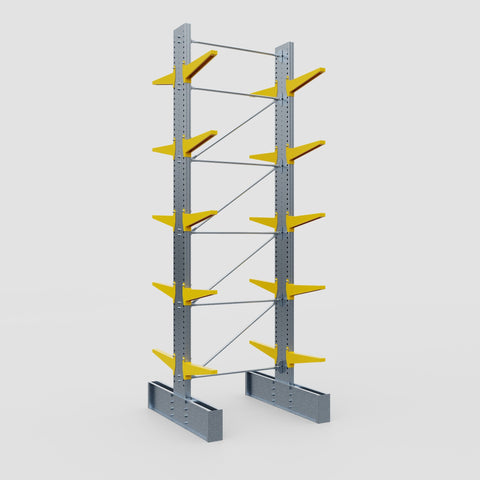 Cantilever Rack - Double Sided - Ultra Heavy Duty - Powder Coated - Full Bay - Height 5791mm