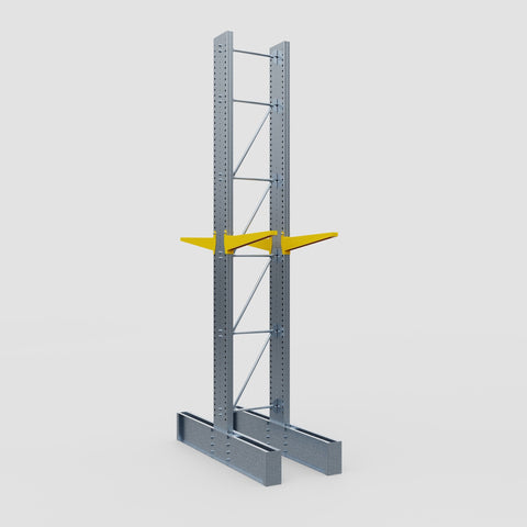 Cantilever Rack - Double Sided - Ultra Heavy Duty - Powder Coated - Full Bay - Height 5791mm