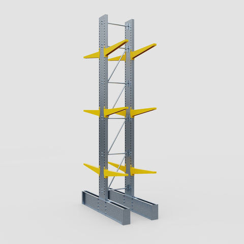 Cantilever Rack - Double Sided - Ultra Heavy Duty - Powder Coated - Full Bay - Height 5791mm
