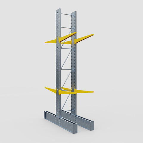 Cantilever Rack - Double Sided - Ultra Heavy Duty - Powder Coated - Full Bay - Height 5791mm