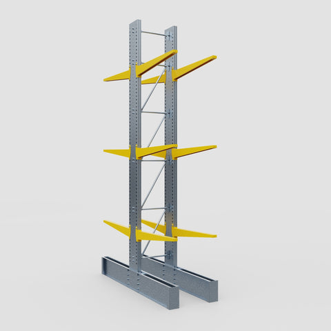 Cantilever Rack - Double Sided - Ultra Heavy Duty - Powder Coated - Full Bay - Height 5791mm
