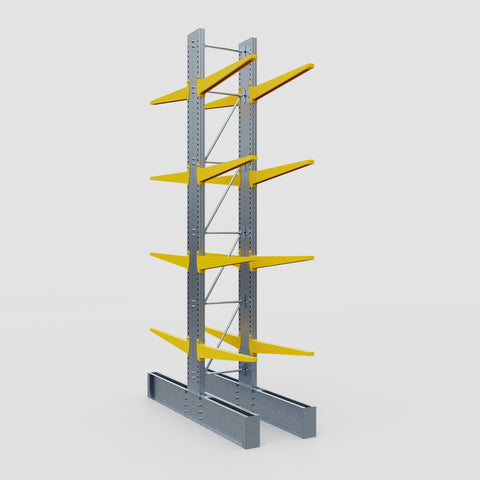 Cantilever Rack - Double Sided - Ultra Heavy Duty - Powder Coated - Full Bay - Height 5791mm