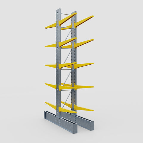 Cantilever Rack - Double Sided - Ultra Heavy Duty - Powder Coated - Full Bay - Height 5791mm