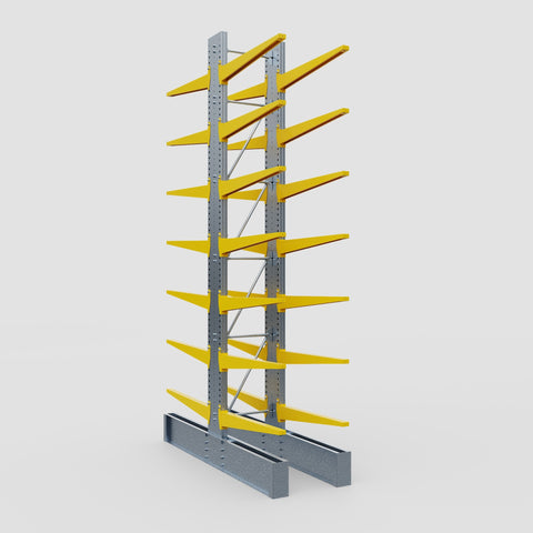 Cantilever Rack - Double Sided - Ultra Heavy Duty - Powder Coated - Full Bay - Height 5791mm