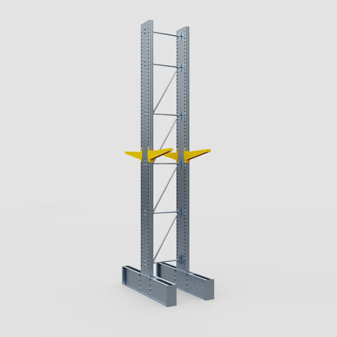 Cantilever Rack - Double Sided - Ultra Heavy Duty - Powder Coated - Full Bay - Height 5791mm