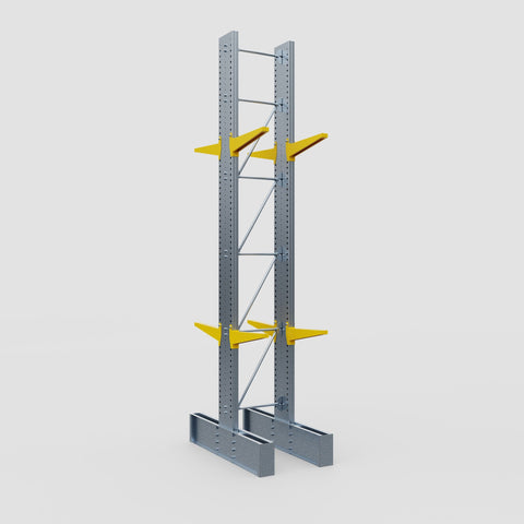 Cantilever Rack - Double Sided - Ultra Heavy Duty - Powder Coated - Full Bay - Height 5791mm