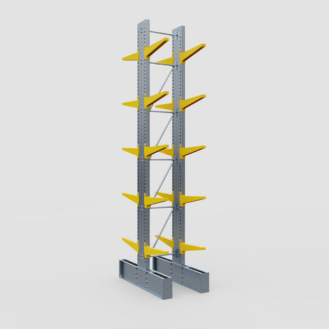Cantilever Rack - Double Sided - Ultra Heavy Duty - Powder Coated - Full Bay - Height 5791mm