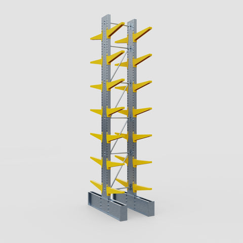 Cantilever Rack - Double Sided - Ultra Heavy Duty - Powder Coated - Full Bay - Height 5791mm