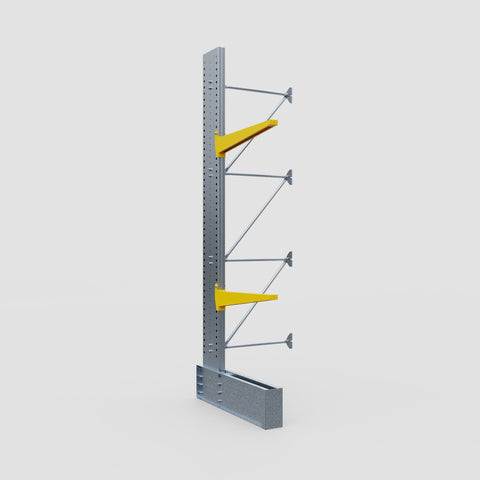 Cantilever Rack - Single Sided - Ultra Heavy Duty - Powder Coated - Add-On Bay - Height 4267mm