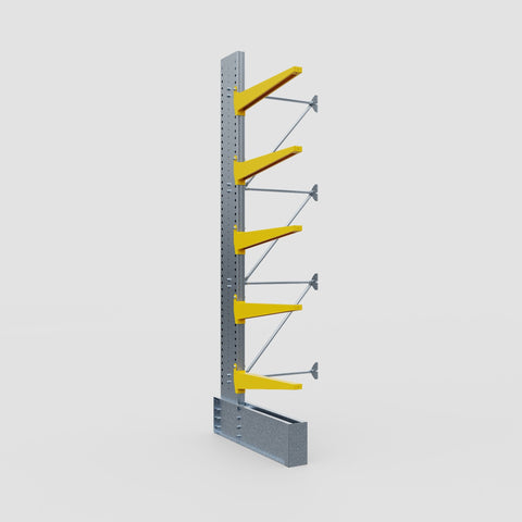 Cantilever Rack - Single Sided - Ultra Heavy Duty - Powder Coated - Add-On Bay - Height 4267mm