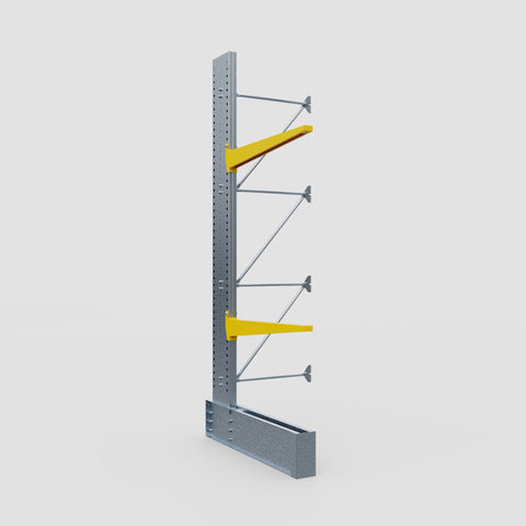 Cantilever Rack - Single Sided - Ultra Heavy Duty - Powder Coated - Add-On Bay - Height 4267mm
