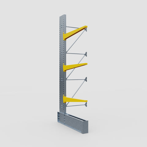 Cantilever Rack - Single Sided - Ultra Heavy Duty - Powder Coated - Add-On Bay - Height 4267mm