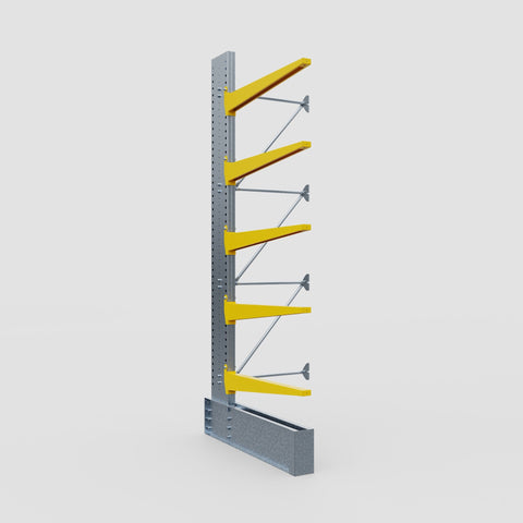 Cantilever Rack - Single Sided - Ultra Heavy Duty - Powder Coated - Add-On Bay - Height 4267mm