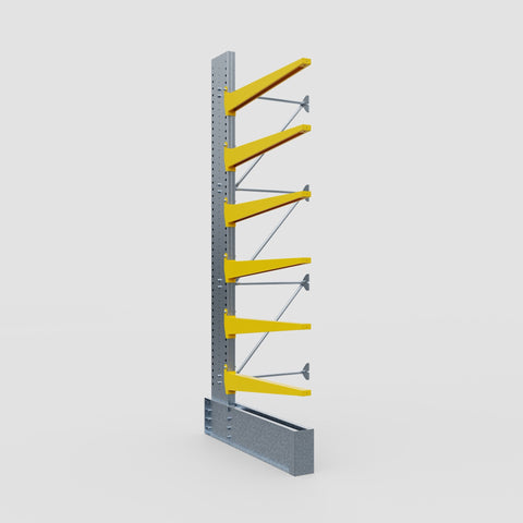 Cantilever Rack - Single Sided - Ultra Heavy Duty - Powder Coated - Add-On Bay - Height 4267mm
