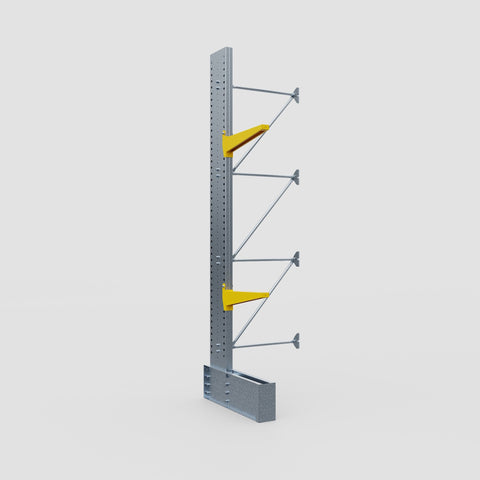 Cantilever Rack - Single Sided - Ultra Heavy Duty - Powder Coated - Add-On Bay - Height 4267mm