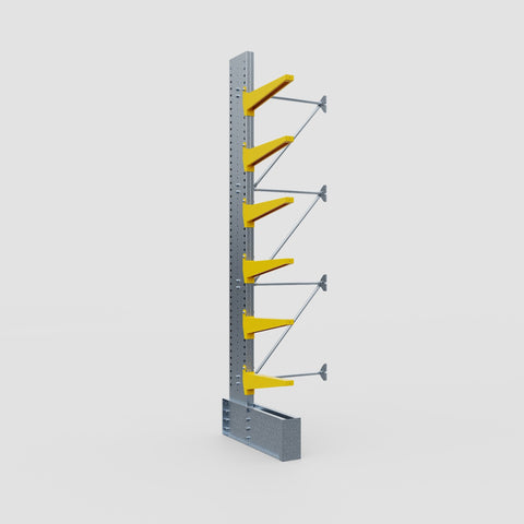 Cantilever Rack - Single Sided - Ultra Heavy Duty - Powder Coated - Add-On Bay - Height 4267mm