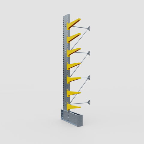 Cantilever Rack - Single Sided - Ultra Heavy Duty - Powder Coated - Add-On Bay - Height 4267mm