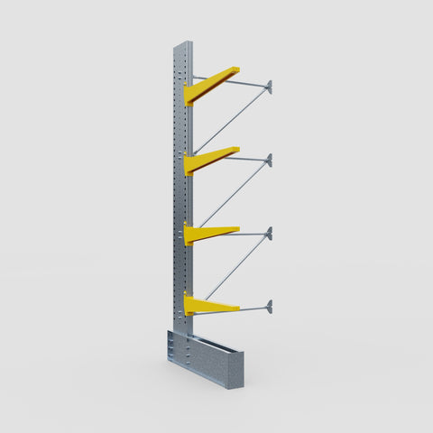Cantilever Rack - Single Sided - Ultra Heavy Duty - Powder Coated - Add-On Bay - Height 4267mm