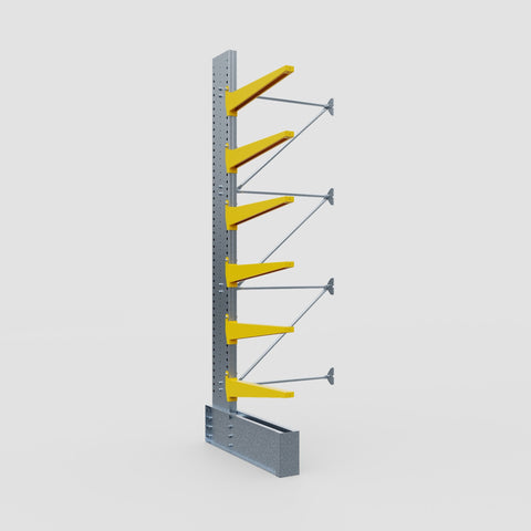 Cantilever Rack - Single Sided - Ultra Heavy Duty - Powder Coated - Add-On Bay - Height 4267mm