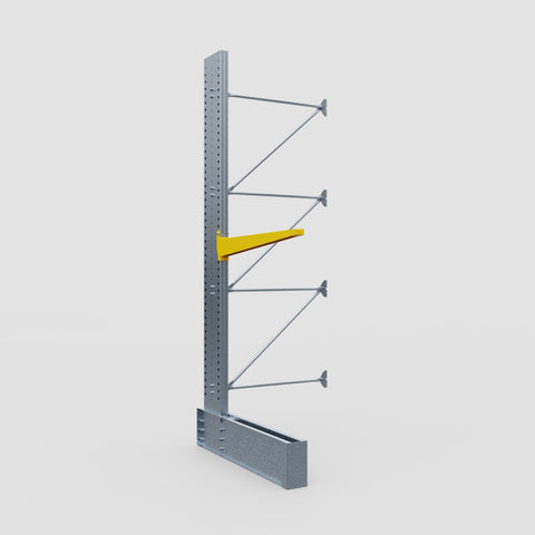 Cantilever Rack - Single Sided - Ultra Heavy Duty - Powder Coated - Add-On Bay - Height 4267mm