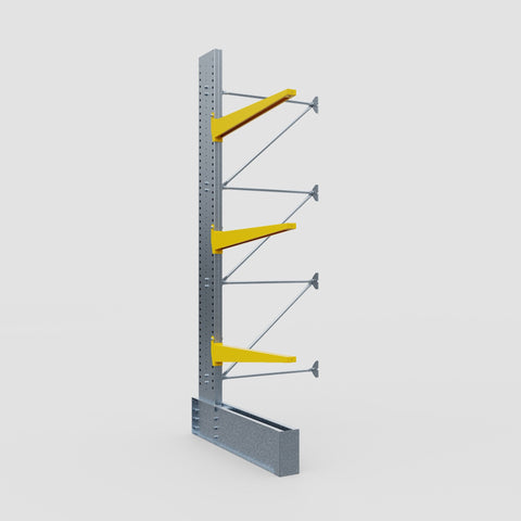 Cantilever Rack - Single Sided - Ultra Heavy Duty - Powder Coated - Add-On Bay - Height 4267mm