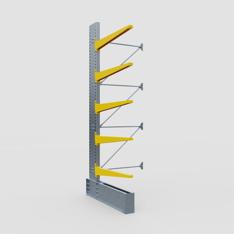 Cantilever Rack - Single Sided - Ultra Heavy Duty - Powder Coated - Add-On Bay - Height 4267mm
