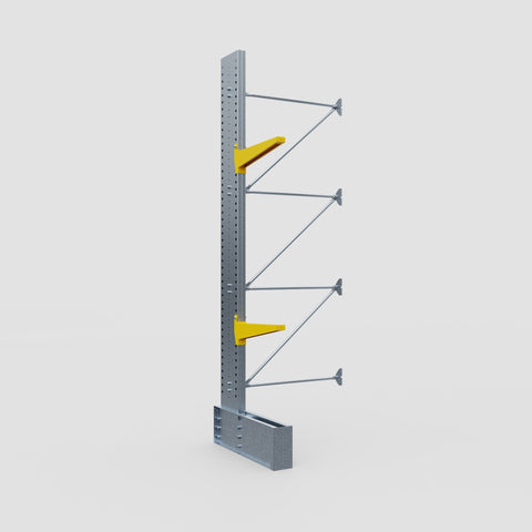 Cantilever Rack - Single Sided - Ultra Heavy Duty - Powder Coated - Add-On Bay - Height 4267mm