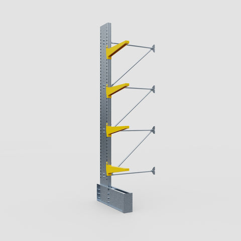 Cantilever Rack - Single Sided - Ultra Heavy Duty - Powder Coated - Add-On Bay - Height 4267mm