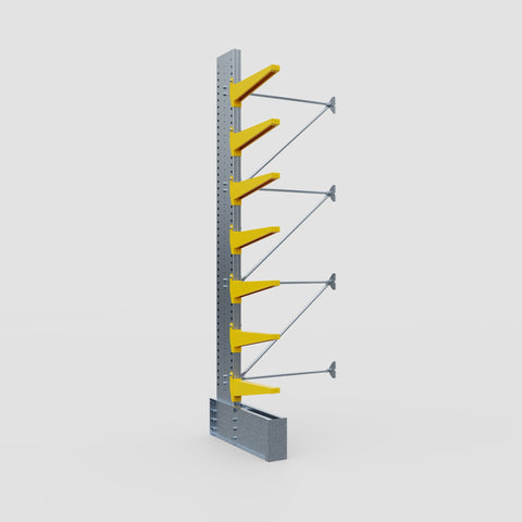 Cantilever Rack - Single Sided - Ultra Heavy Duty - Powder Coated - Add-On Bay - Height 4267mm