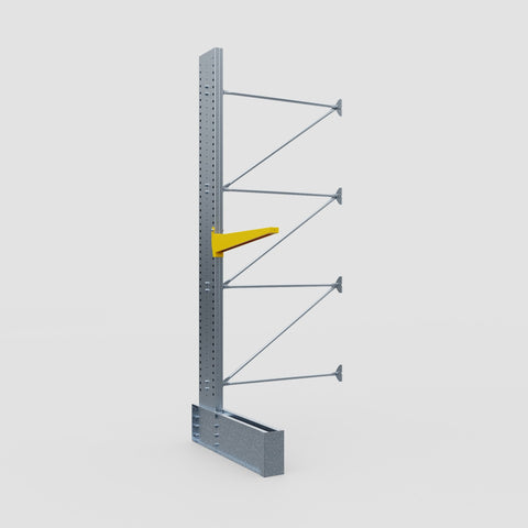 Cantilever Rack - Single Sided - Ultra Heavy Duty - Powder Coated - Add-On Bay - Height 4267mm